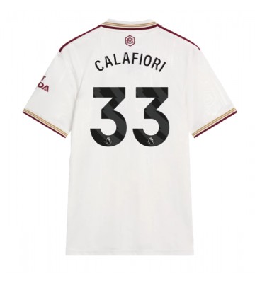 Arsenal Riccardo Calafiori #33 Tredjetrøje 2025-26 Kortærmet